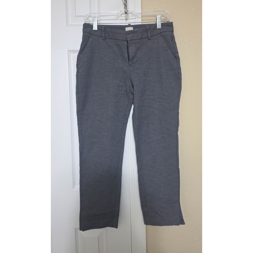 Women’s Gray Stretch Cotton/Spandex Pants Regular Size 4